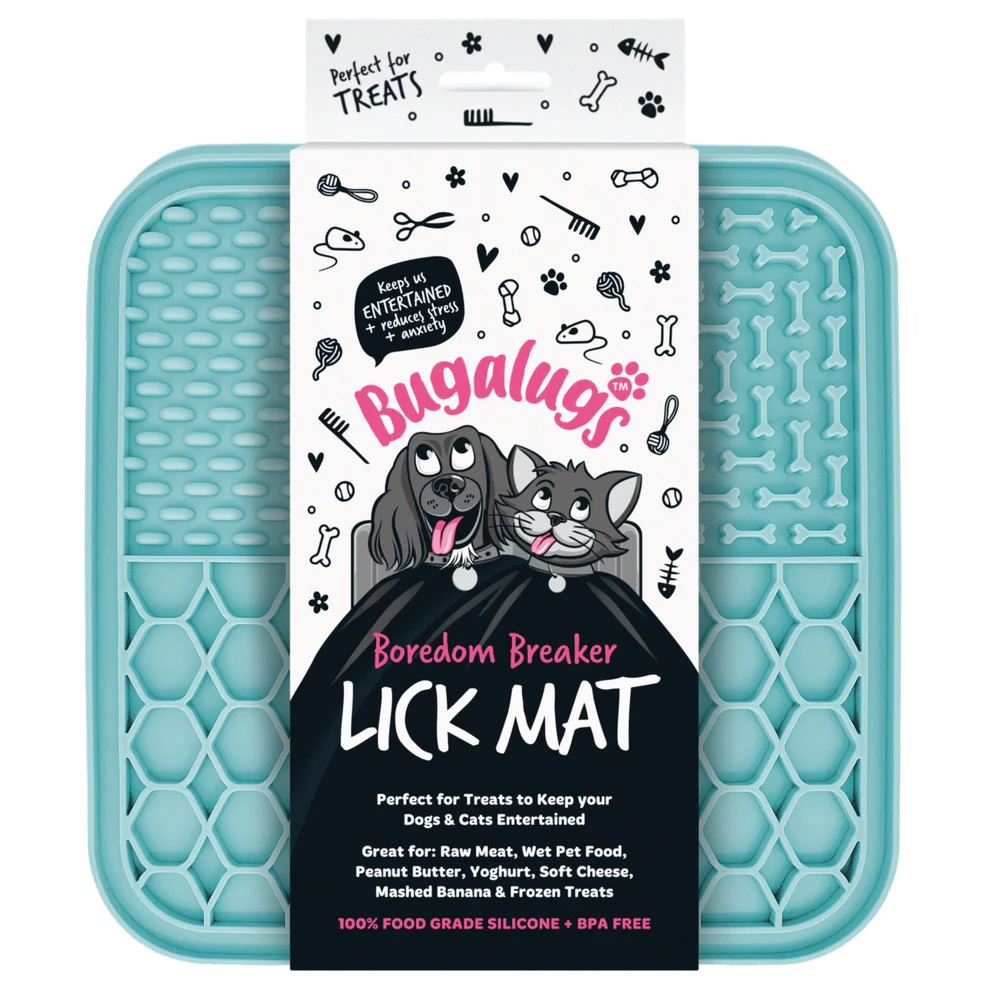 Bugalugs likmat voor honden en katten - Blauw