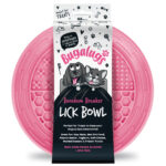 Bugalugs Lick Bowl likbak voor honden en katten - Roze