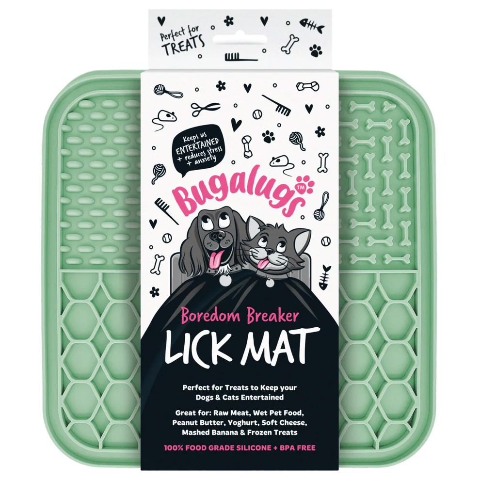 Bugalugs likmat voor honden en katten - Groen