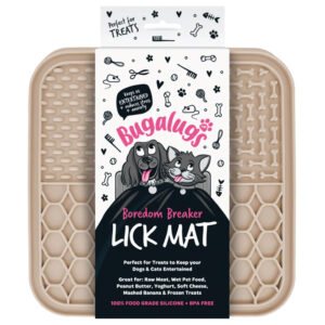 Bugalugs likmat voor honden en katten - Beige