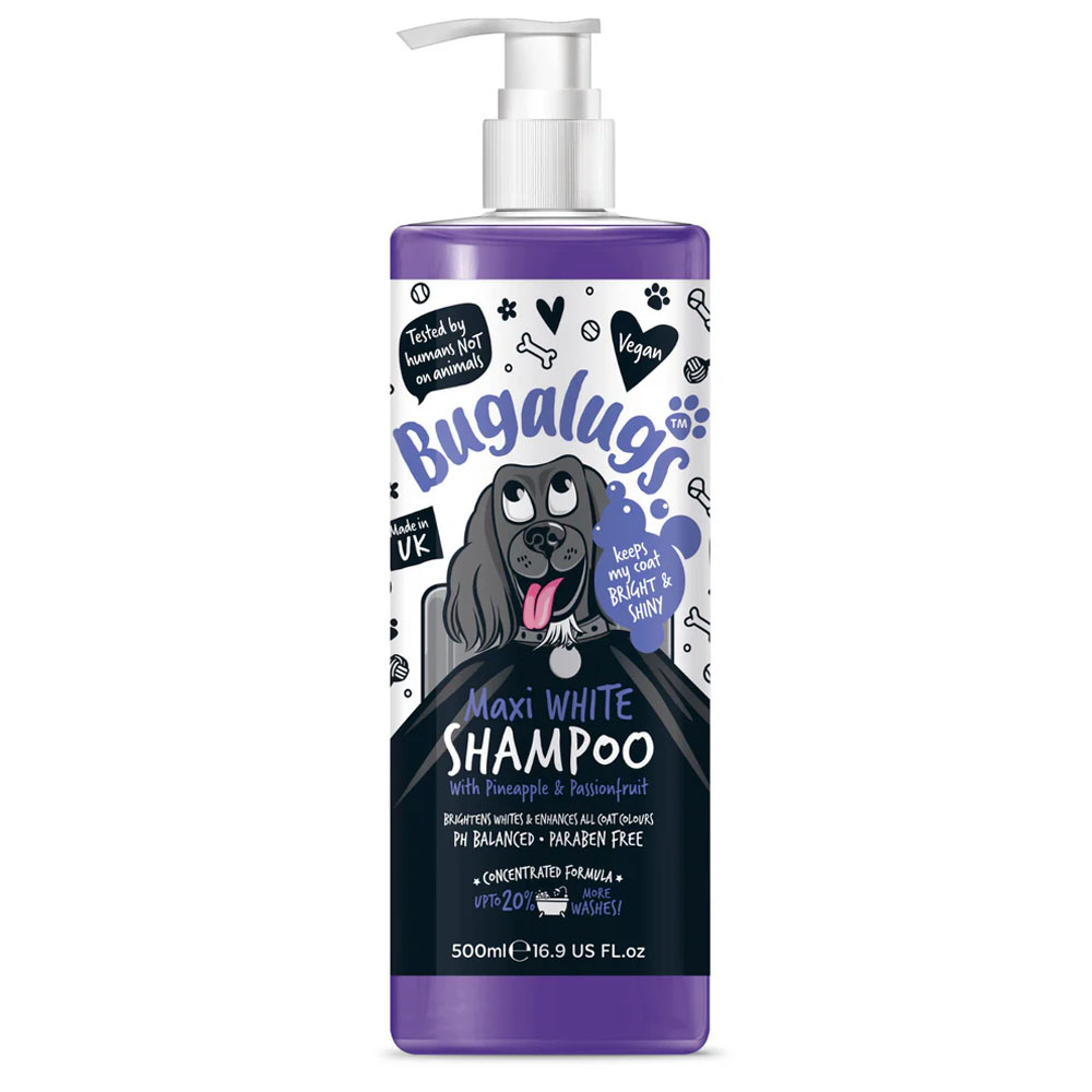 Bugalugs Maxi White Whitening hondenshampoo 500 ml