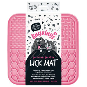 Bugalugs likmat voor honden en katten - Roze