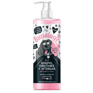 Bugalugs Raspberry & Lemon 3-in-1 hondenshampoo, conditioner en ontklitter 500 ml