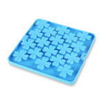 Lizzy & Lola grove likmat voor dieren met blaadjes - Sky blue
