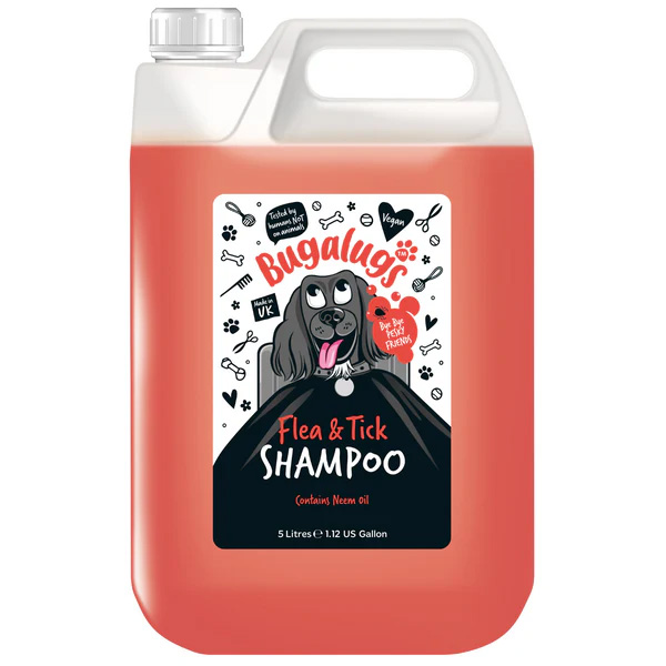 Bugalugs vlooien & teken hondenshampoo 5 liter
