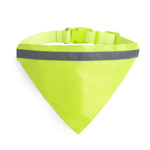 Honden riem reflecterend – bandana – halsdoek hond – geel