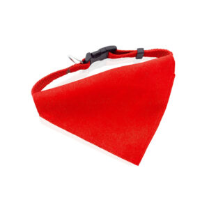 Honden riem – bandana – halsdoek hond – rood
