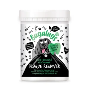 Bugalugs Plaque Remover Tandplakverwijderaar voor Honden & Katten – 200g Pot met Maatschepje