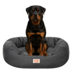 Lizzy & Lola - Amazy Hondenmand XXL – Waterdicht & Ergonomisch – 115 x 95 cm - Antraciet