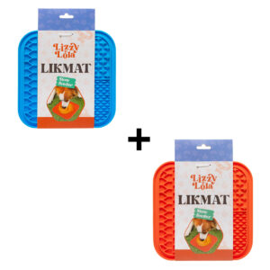 Lizzy & Lola likmat voor dieren - Anti schrok mat hond & kat - 2 stuks