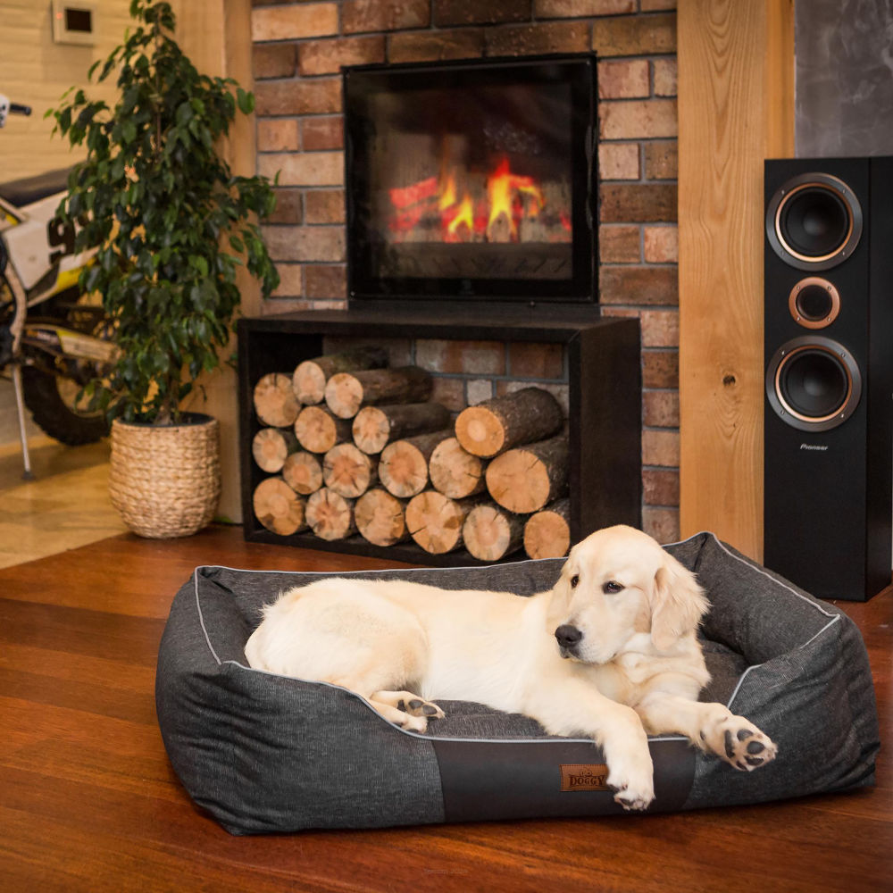 Lizzy & Lola - Hondenmand Buddy XXL - Graphite - 110 x 90 cm - Afbeelding 3