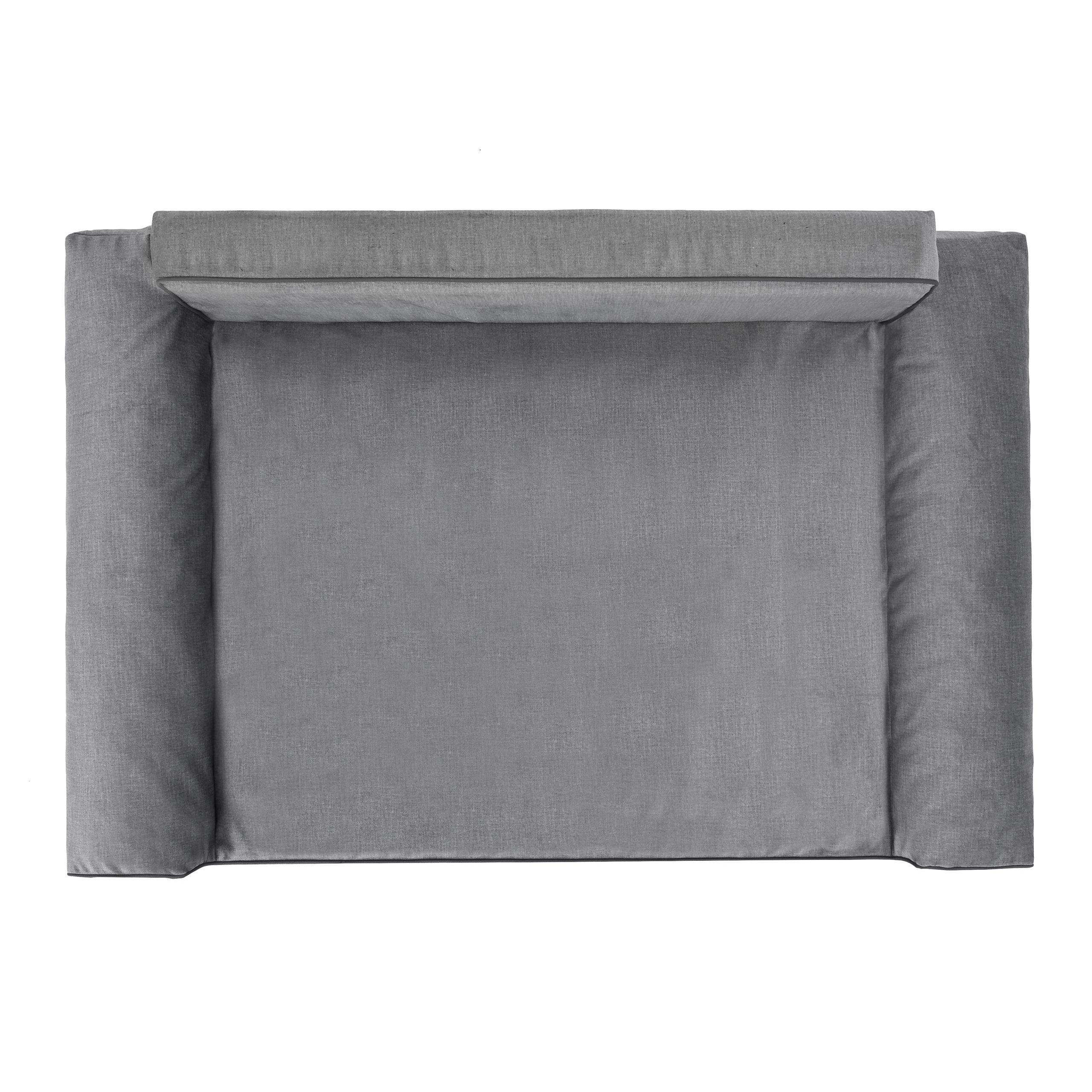 Lizzy & Lola – Hondenbed Nappy XL – Grey - 100 x 70 cm - Afbeelding 3