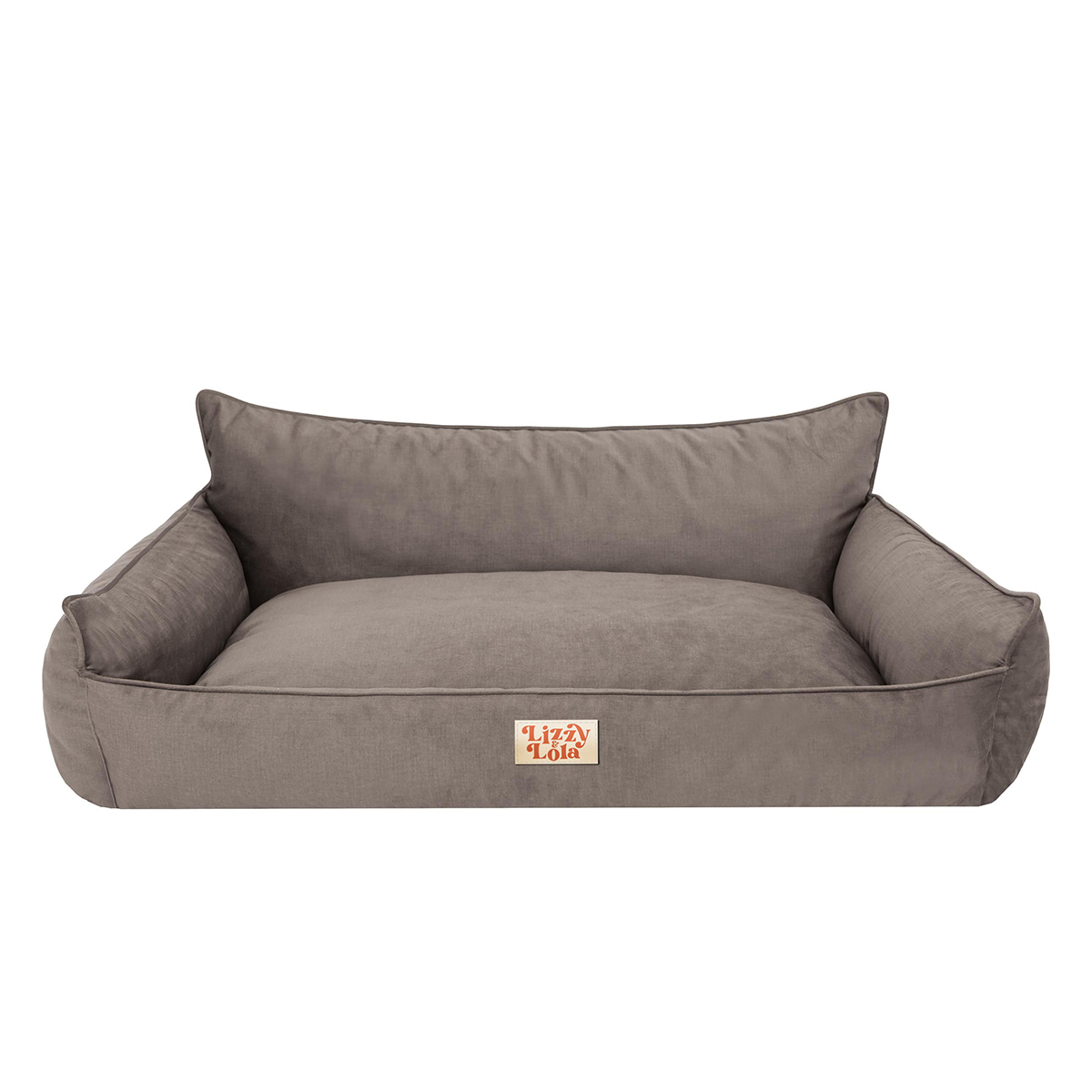 Lizzy & Lola - Hondenmand Puffy S - Taupe – 65 x 50 cm - Afbeelding 6
