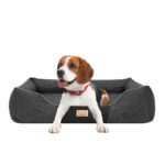 Lizzy & Lola - Hondenmand Buddy XXL - Graphite - 110 x 90 cm