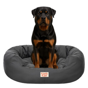 Lizzy & Lola - Amazy Hondenmand XXL – Waterdicht & Ergonomisch – 120 x 95 cm - Antraciet