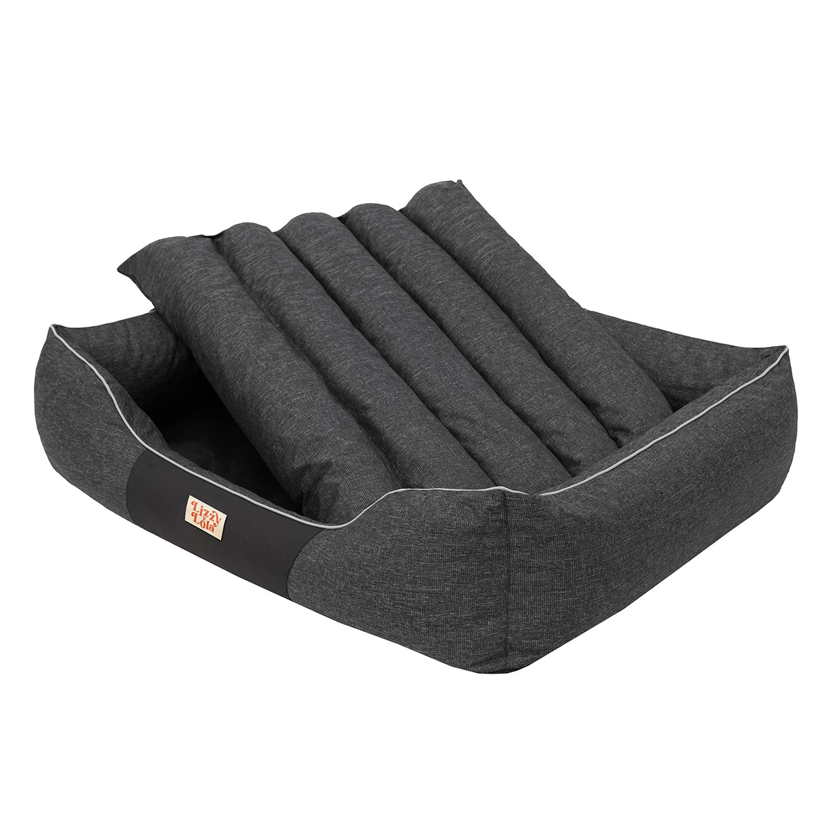 Lizzy & Lola - Hondenmand Buddy XL - Graphite - 85 x 65 cm - Afbeelding 2