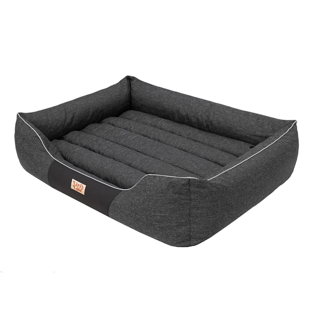 Lizzy & Lola - Hondenmand Buddy XXL - Graphite - 110 x 90 cm - Afbeelding 7