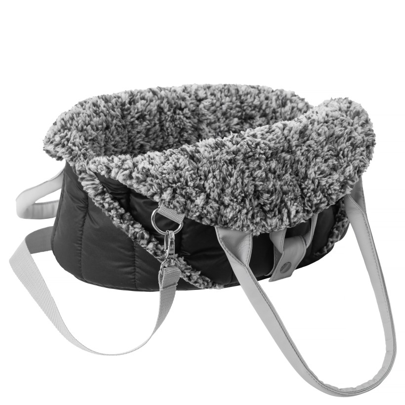 Sea Shell Transporttas voor Hond en Kat – 3-in-1 Draagtas, Mand & Autostoel – Zwart - Afbeelding 4