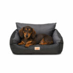 Lizzy & Lola - Hondenmand Snoozy L - Graphite – 64 x 49 cm