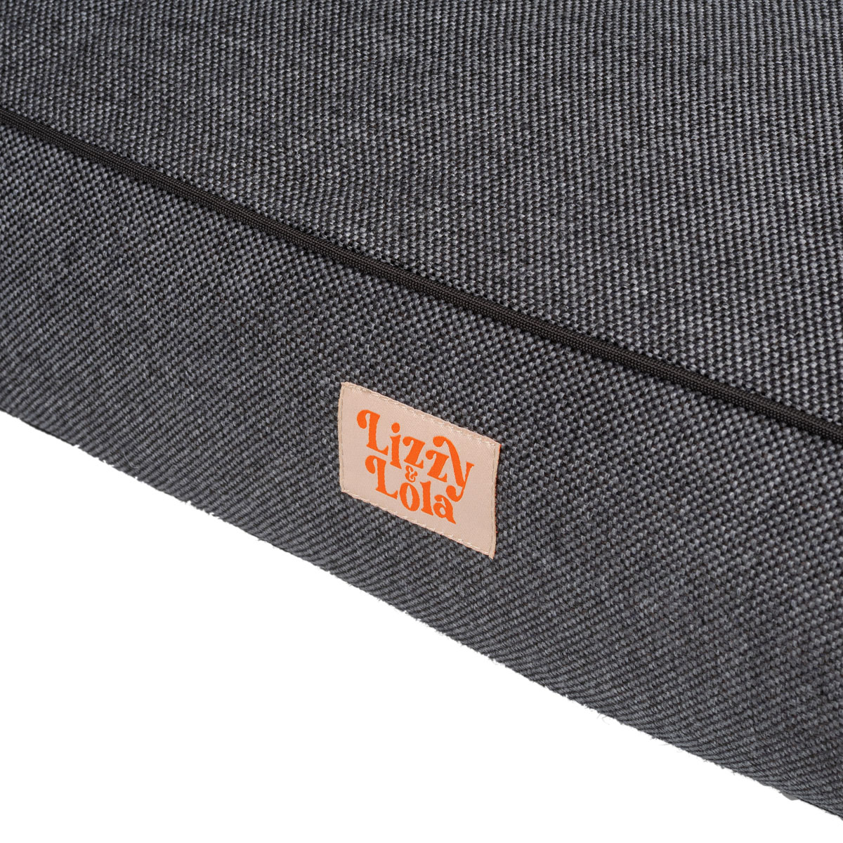 Lizzy & Lola – Hondenbed Snuggy XL – Black - 100 x 65 cm - Afbeelding 6