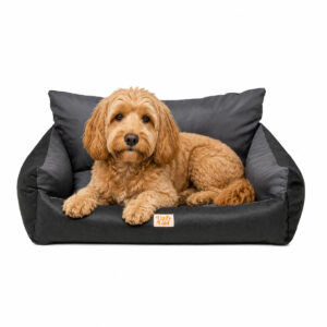 Lizzy & Lola - Hondenmand Snoozy XL - Graphite – 82 x 63 cm