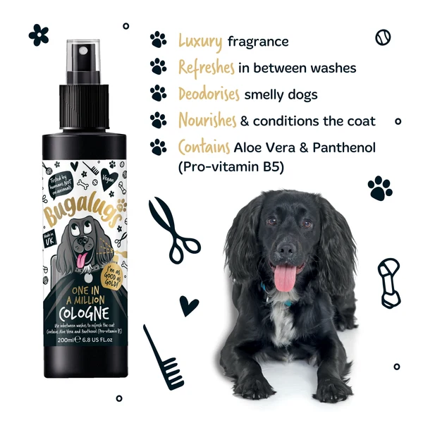 Bugalugs One in a Million hondenparfum - Spray met Aloë Vera en Pro-Vitamine B5 - 200 ml - Afbeelding 2
